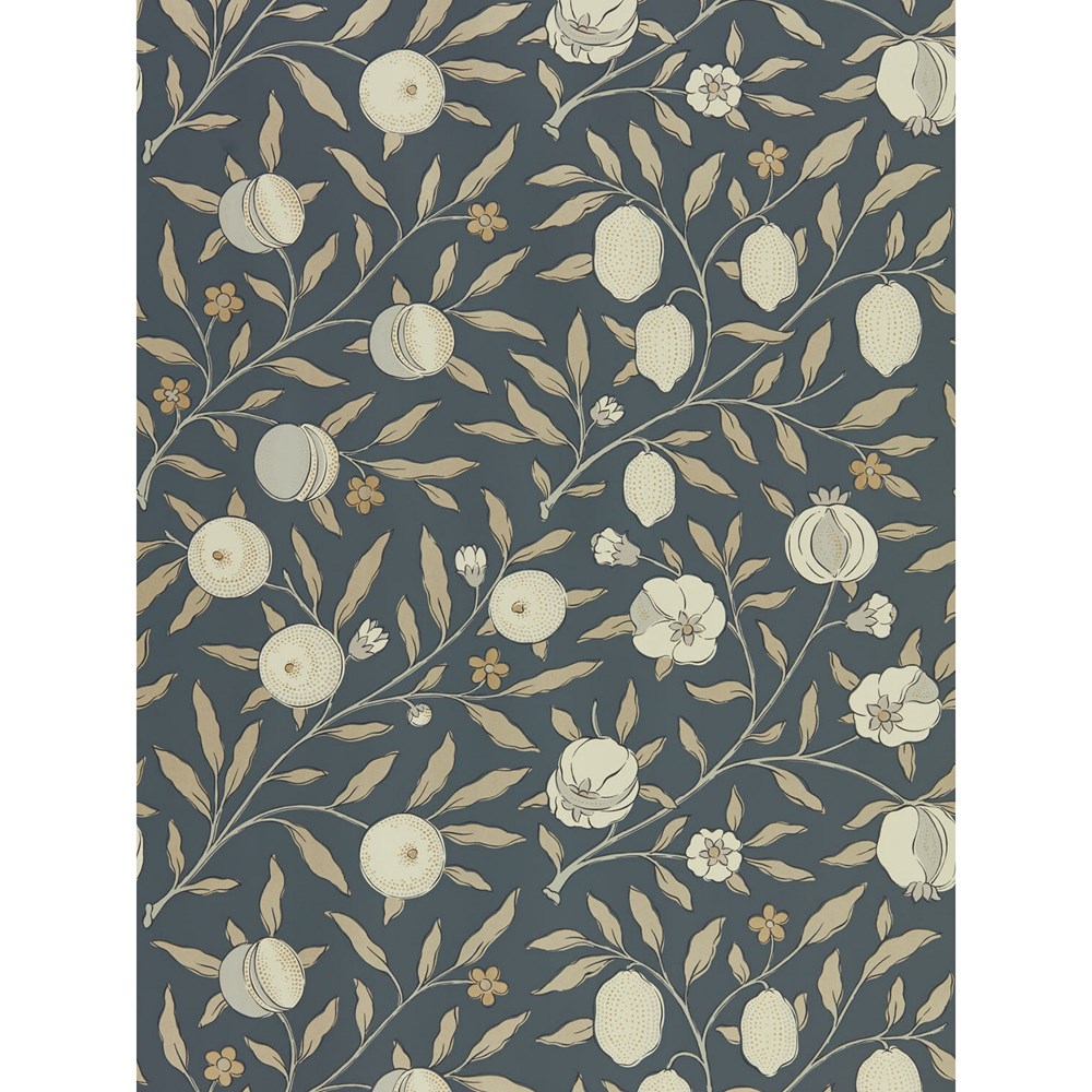 Pure Fruit Wallpaper 216543 by Morris & Co in Black Ink